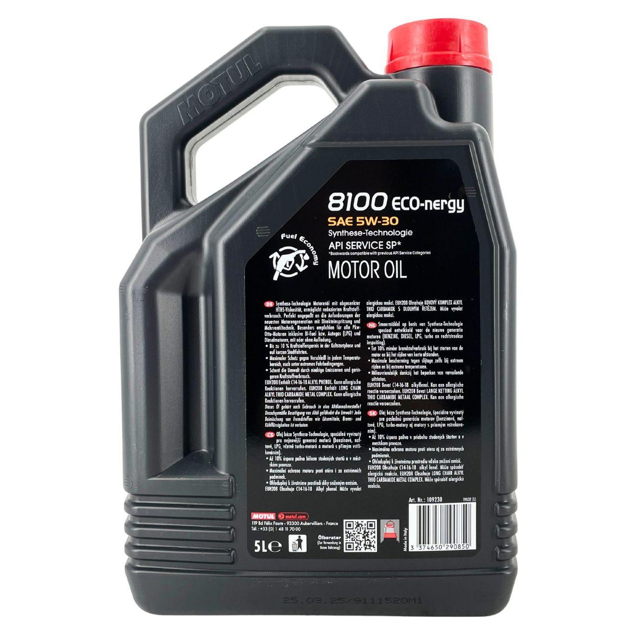 Motul 8100 Eco-nergy 5W-30 5 Liter