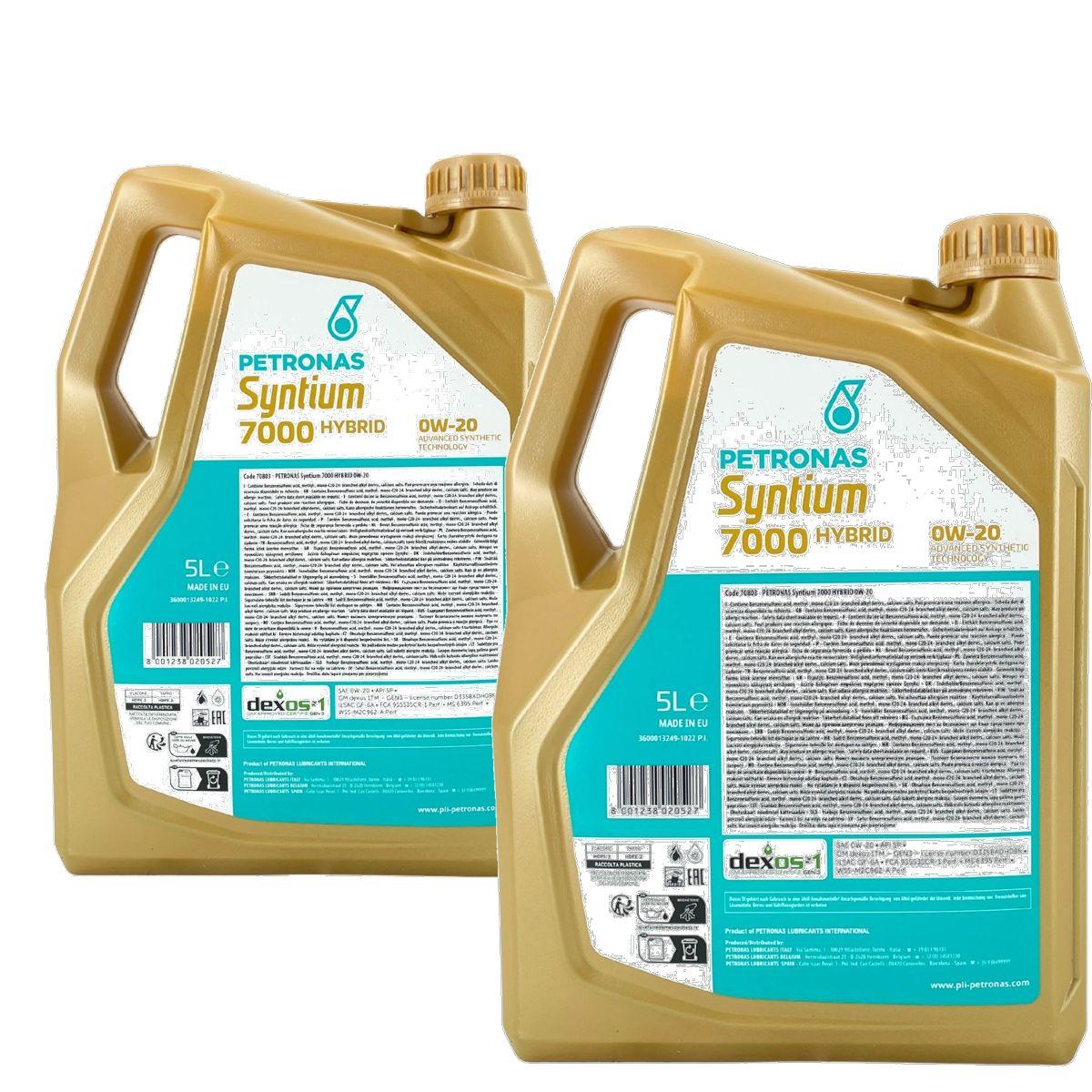 Petronas Syntium Hybrid 0W-20 2x5 Liter