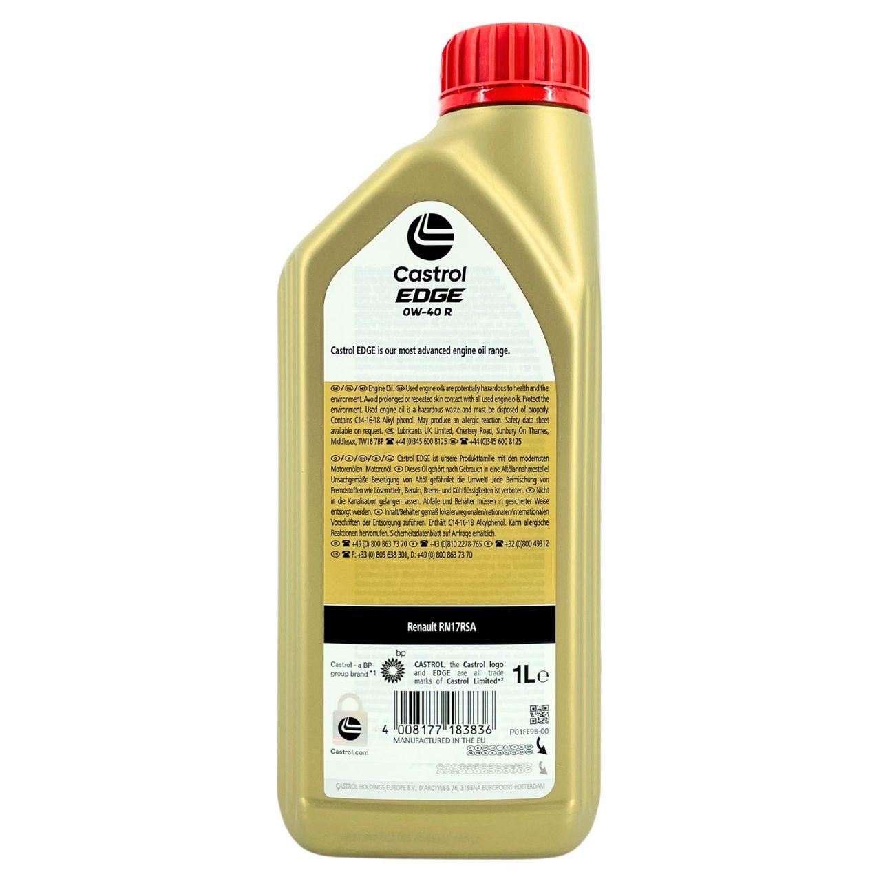 Castrol Edge 0W-40 R 1 Liter