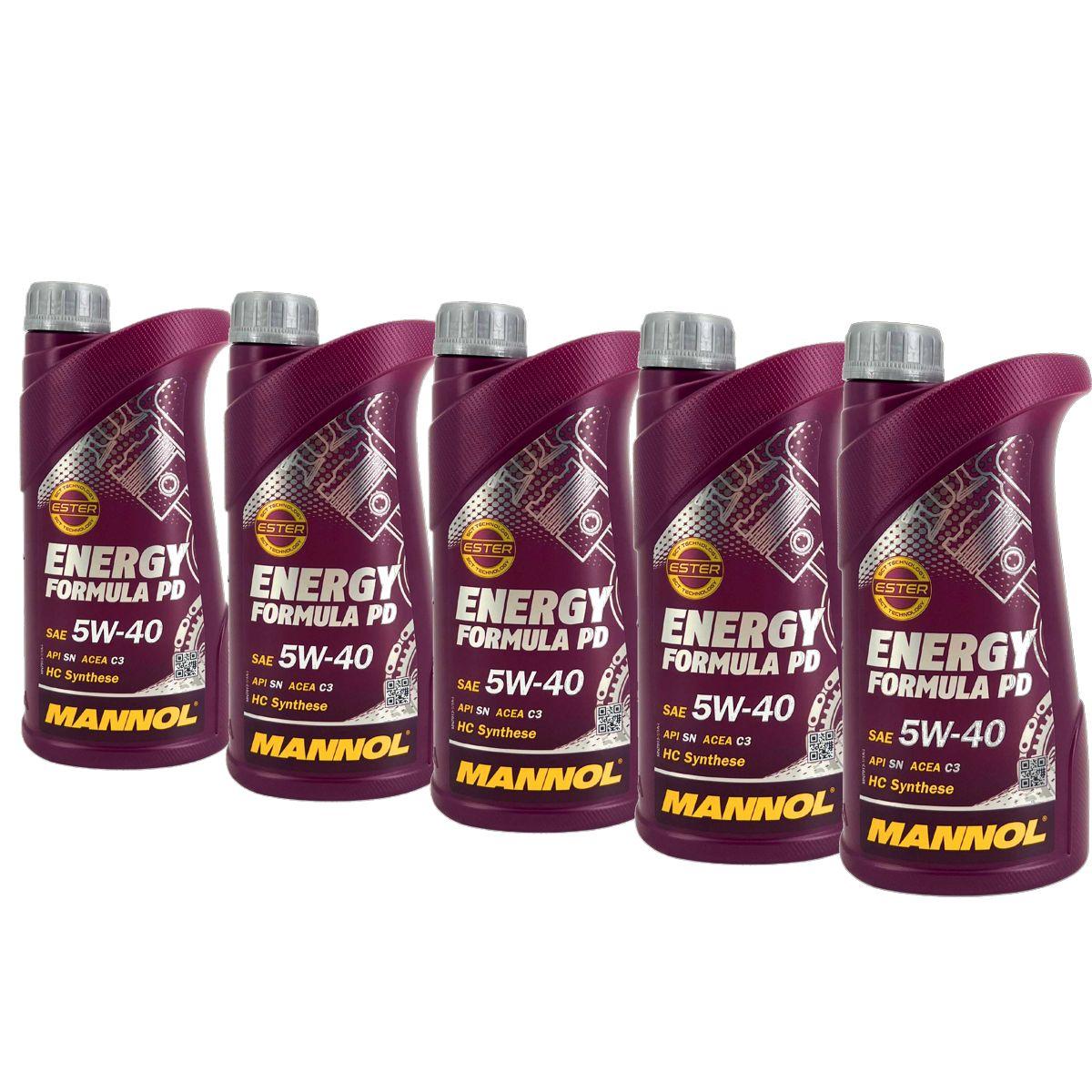 Mannol Energy Formula PD 5W-40 5x1 Liter