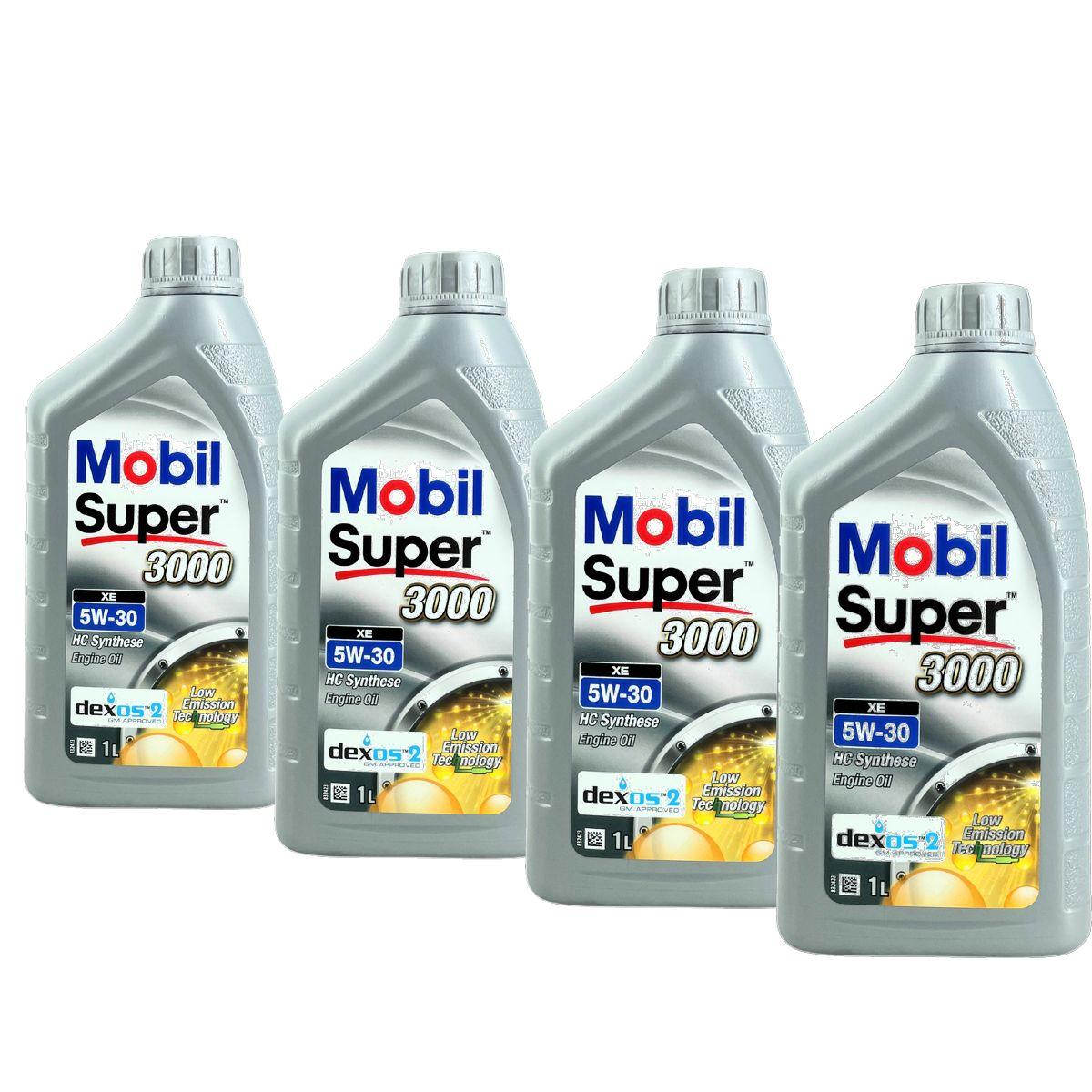 Mobil Super 3000 XE 5W-30 4x1 Liter