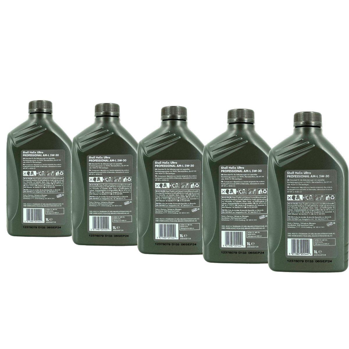 Shell Helix Ultra Professional AM-L 5W-30 5x1 Liter