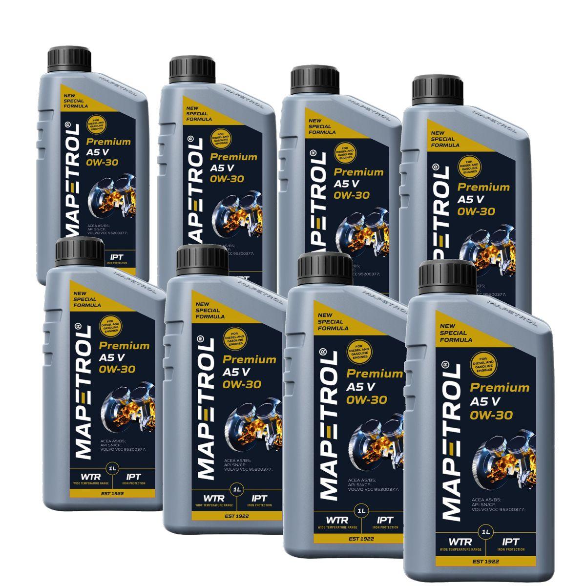 Mapetrol Premium A5 V 0W-30 8x1 Liter