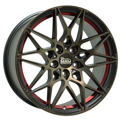 MAM WHEELS MAM B2 bronze red inside 8.5Jx20 5x112 ET30
