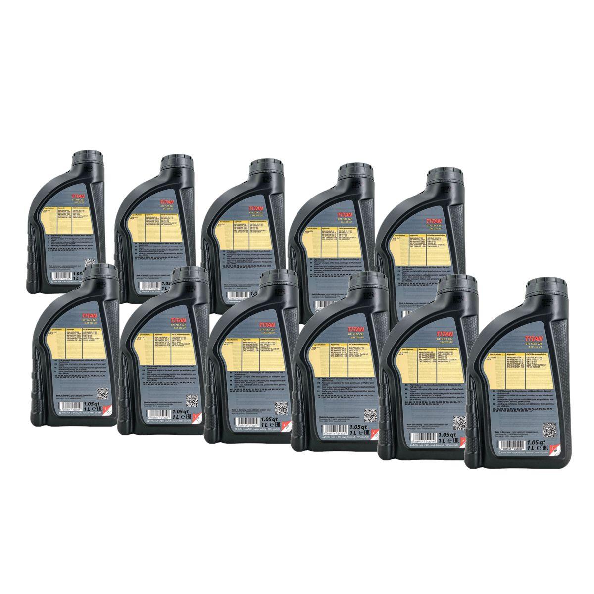 Fuchs Titan GT1 Flex C23 5W-30  11x1 Liter
