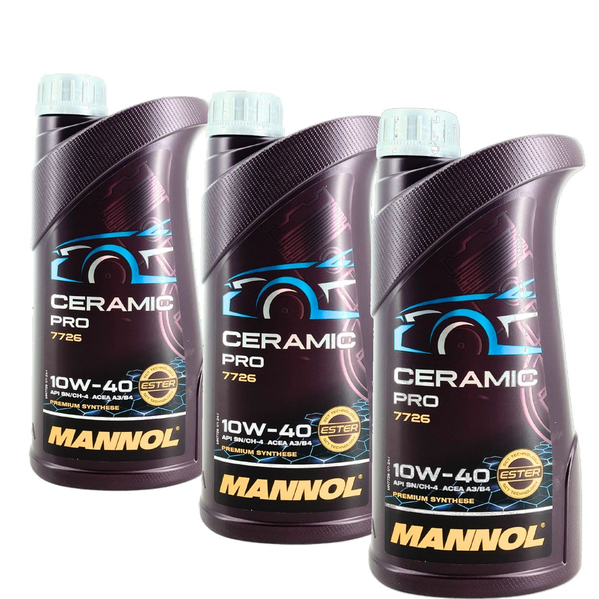 Mannol Ceramic Pro 10W-40 3x1 Liter