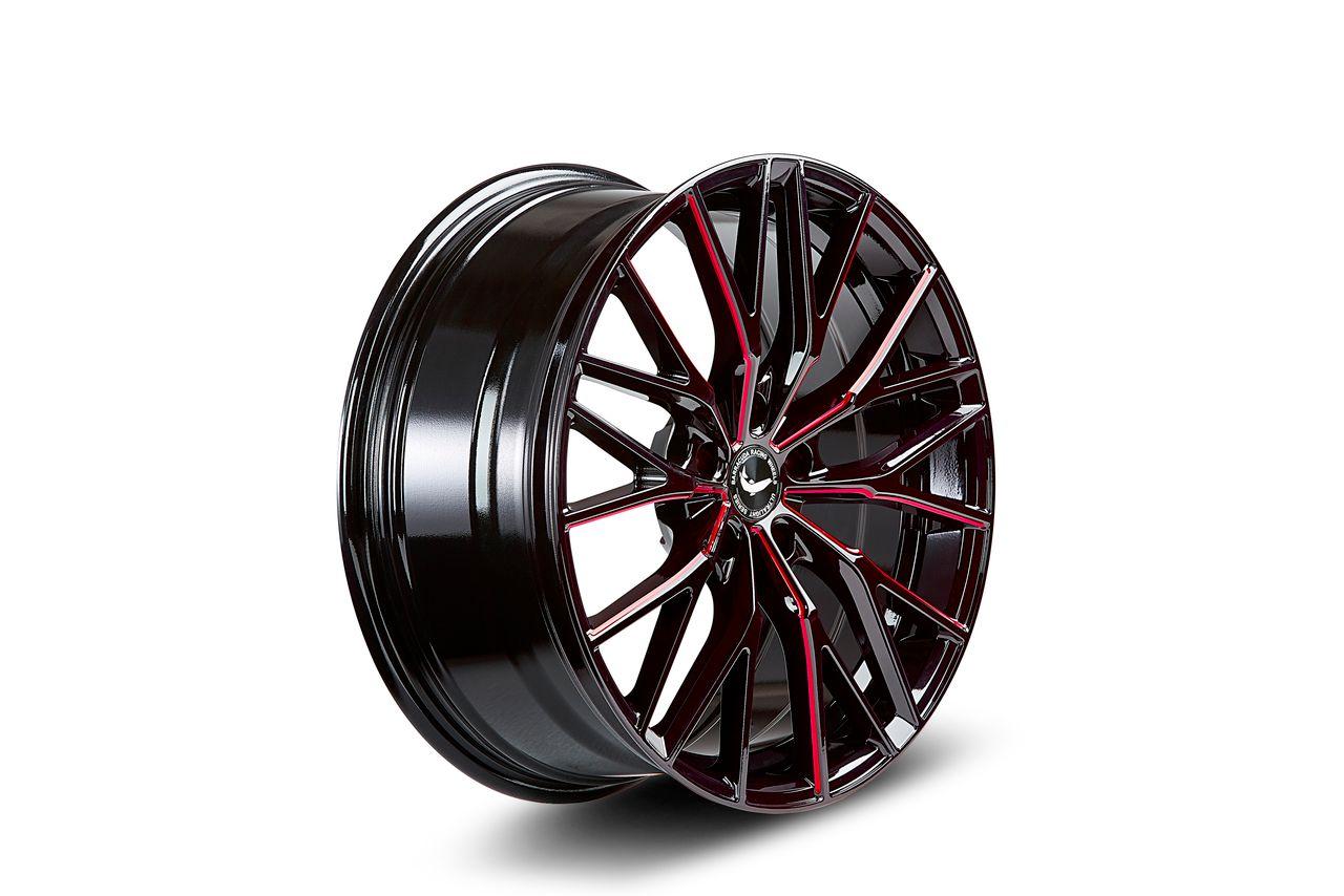 BARRACUDA PROJECT 3.0 black gloss flashred 8.5Jx20 5x112 ET33