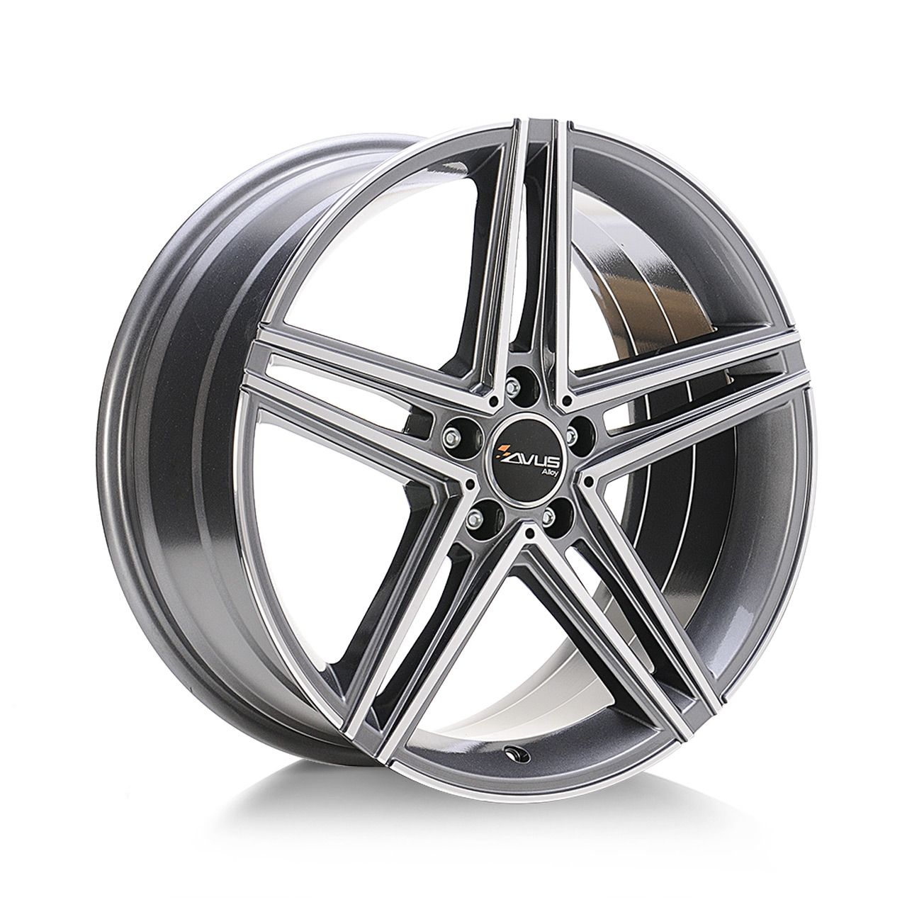 AVUS RACING AC-515 anthracite polished 7.5Jx18 5x112 ET52