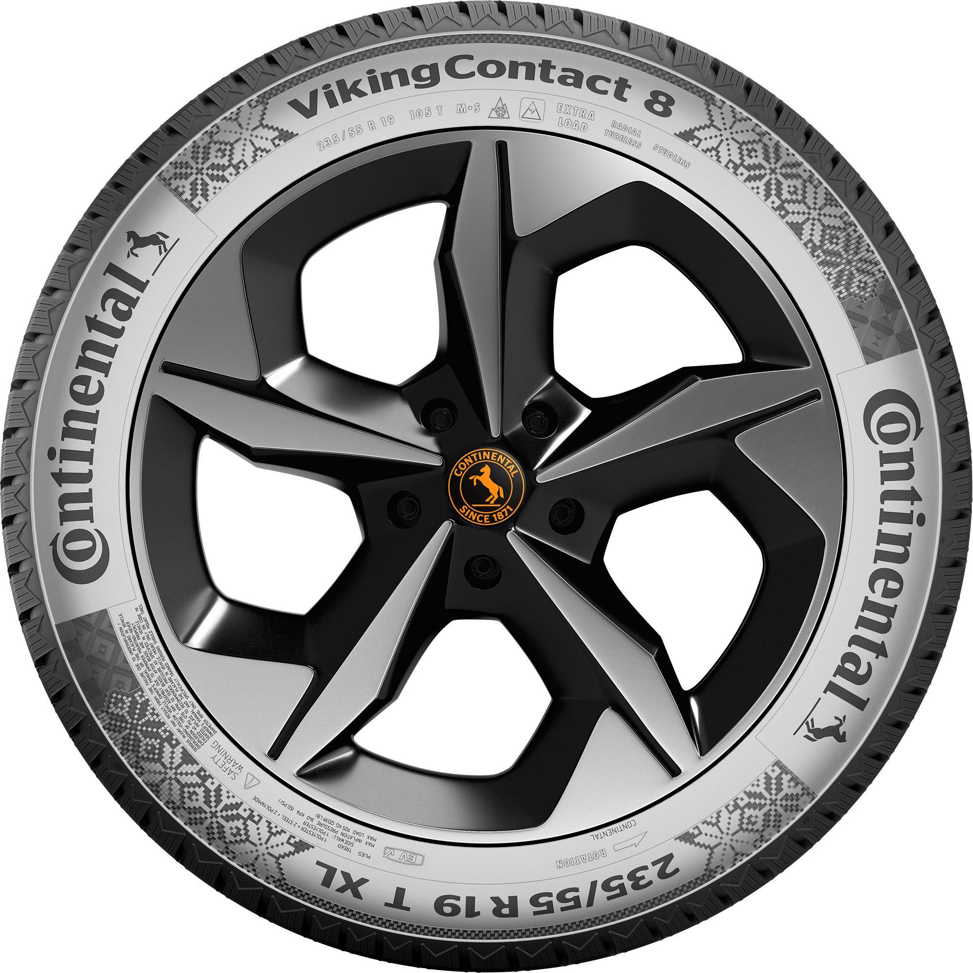 CONTINENTAL VIKINGCONTACT 8 (EVc) 195/65R15 95T (EVc) XL NORDIC COMPOUND BSW