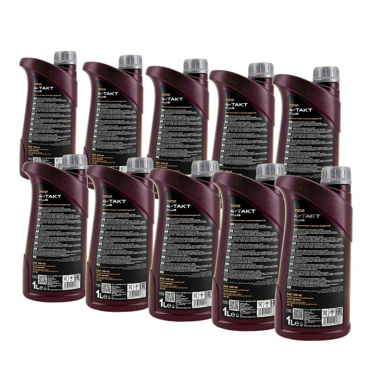 Mannol 4-Takt Plus 10W-40 10x1 Liter