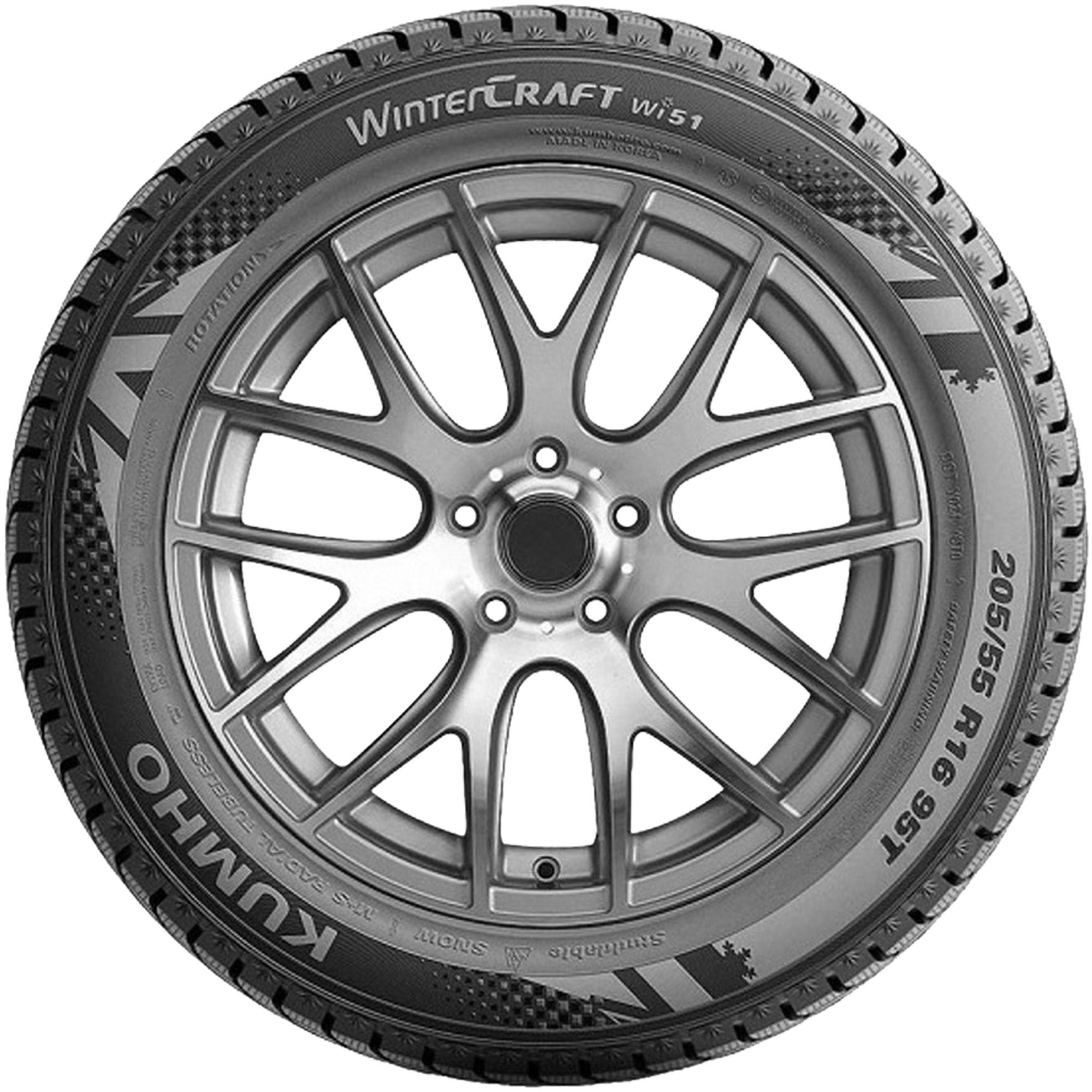 KUMHO WINTERCRAFT ICE WI51 195/65R15 95T XL NORDIC COMPOUND BSW