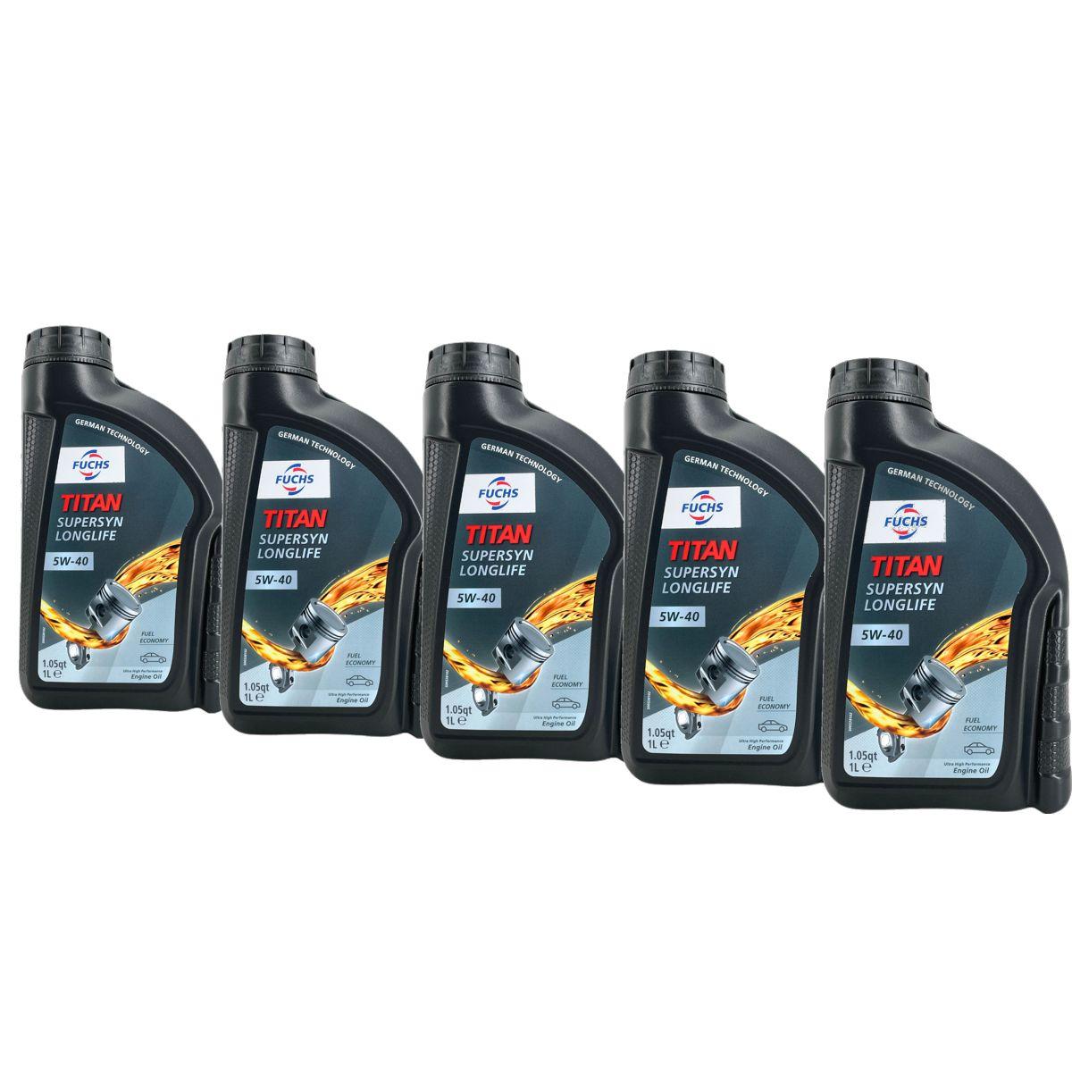 Fuchs Titan Supersyn Longlife 5W-40 5x1 Liter