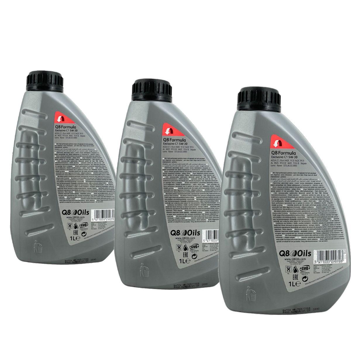 Q8 Formula Exclusive C1 5W-30 3x1 Liter