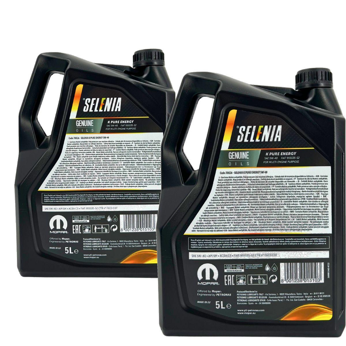 Selenia K Pure Energy 5W-40 2x5 Liter