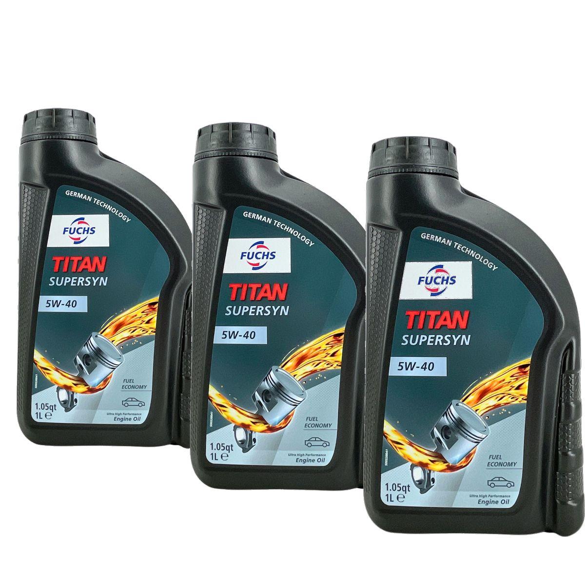 Fuchs Titan Supersyn 5W-40 3x1 Liter