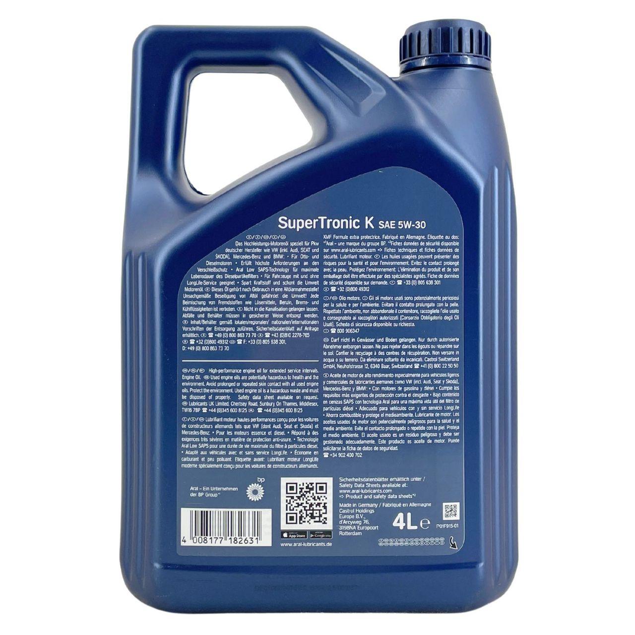 Aral SuperTronic K 5W-30 4 Liter