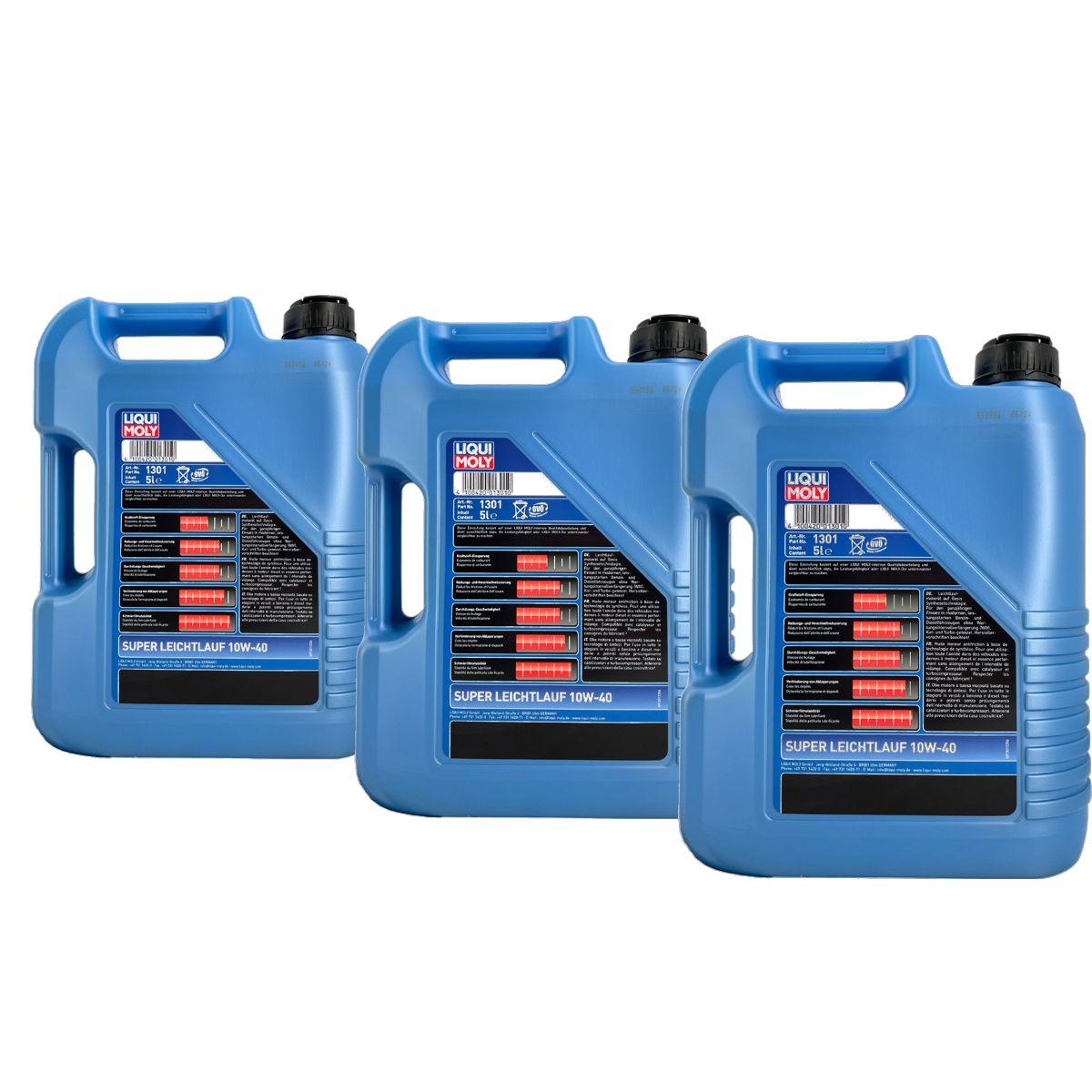 Liqui Moly Super Leichtlauf 10W-40 3x5 Liter