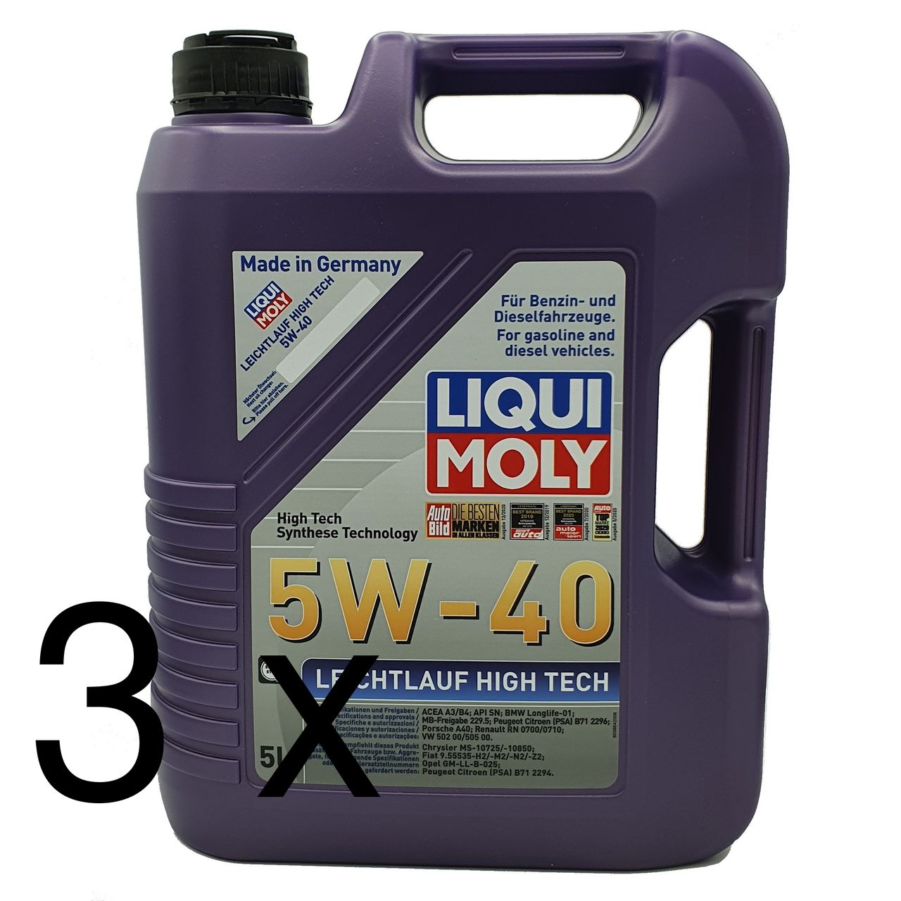 Liqui Moly Leichtlauf High Tech 5W-40 3x5 Liter