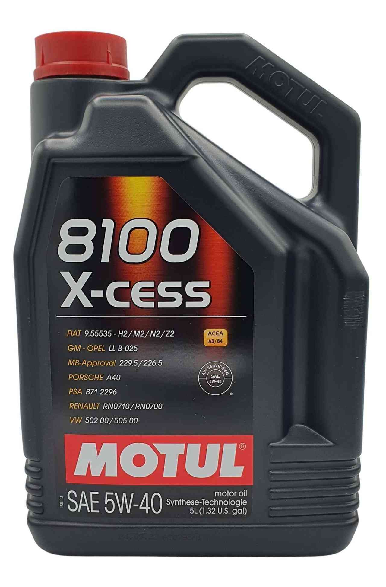 Motul 8100 X-cess GEN2 5W-40 5 Liter