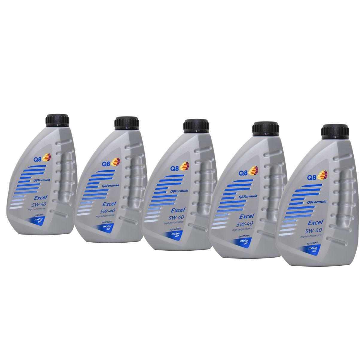 Q8 Formula Excel 5W-40 5x1 Liter