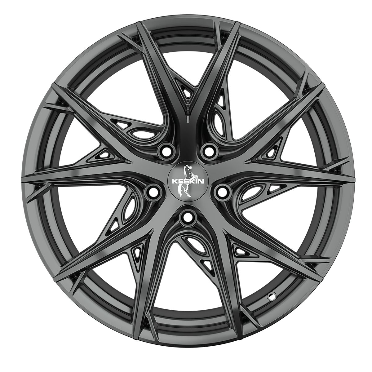 KESKIN WHEELS KT24 THUNDER black painted 8.5Jx19 5x108 ET40