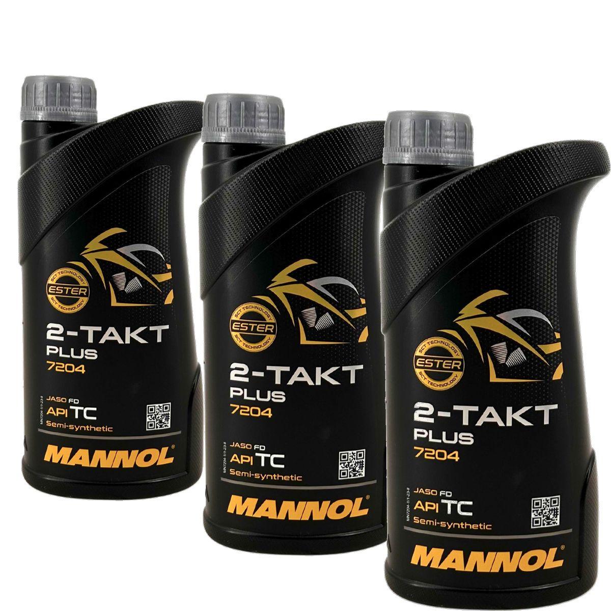 Mannol 2-Takt Plus 3x1 Liter