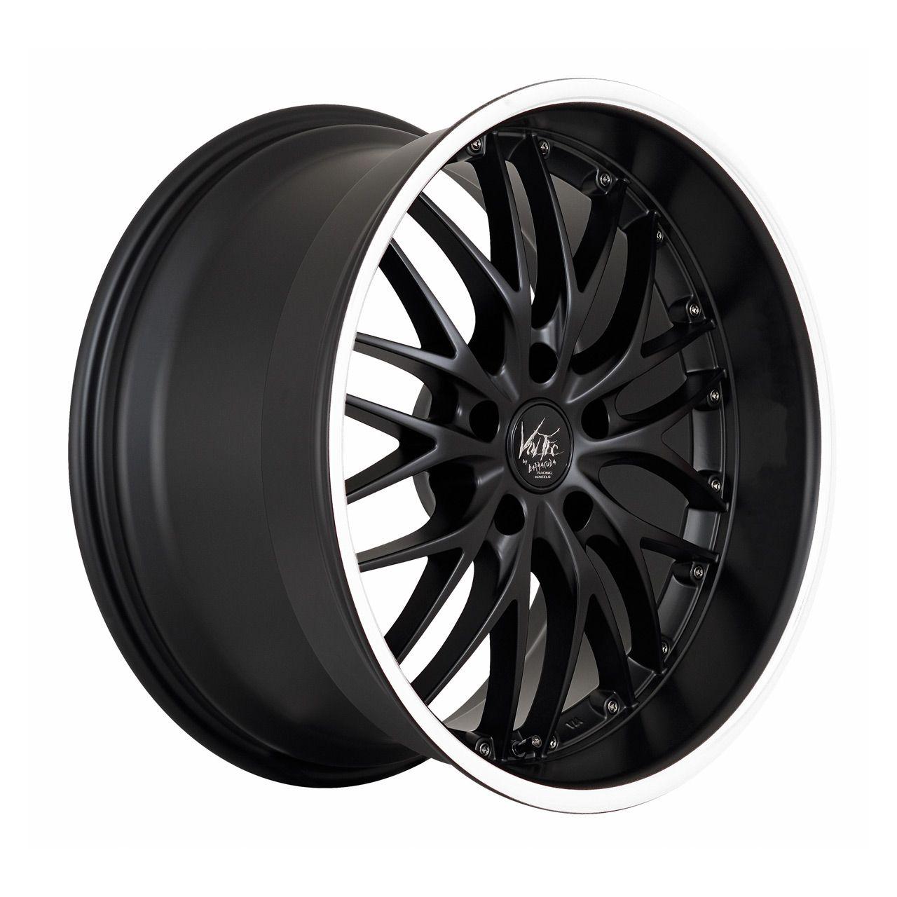 BARRACUDA VOLTEC T6 Higloss-Black/Inox-Lip 8.0Jx18 5x100 ET32