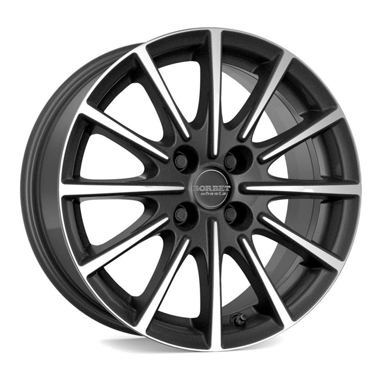 BORBET DESIGN BL4 mistral anthrazit poliert 6.5Jx15 4x98 ET35