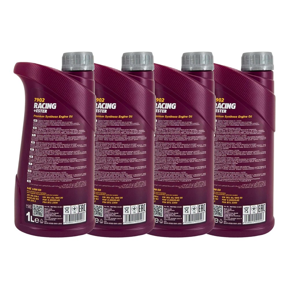Mannol Racing + Ester 10W-60 4x1 Liter