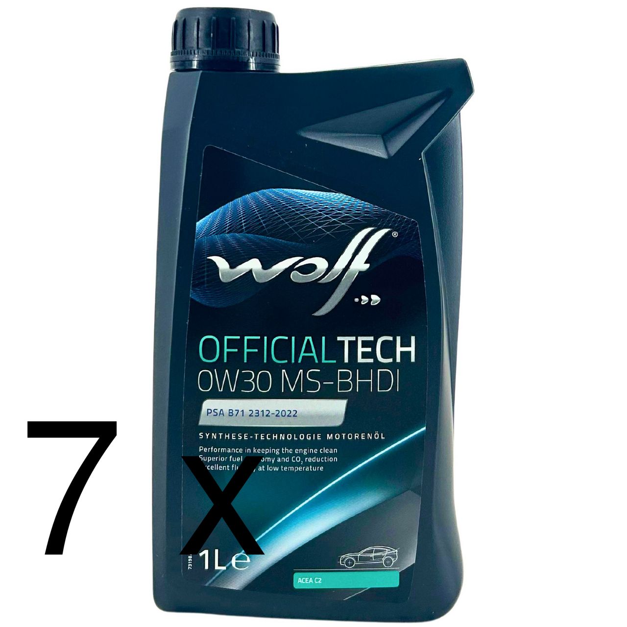 Wolf OfficialTech 0W-30 MS-BHDI 7x1 Liter