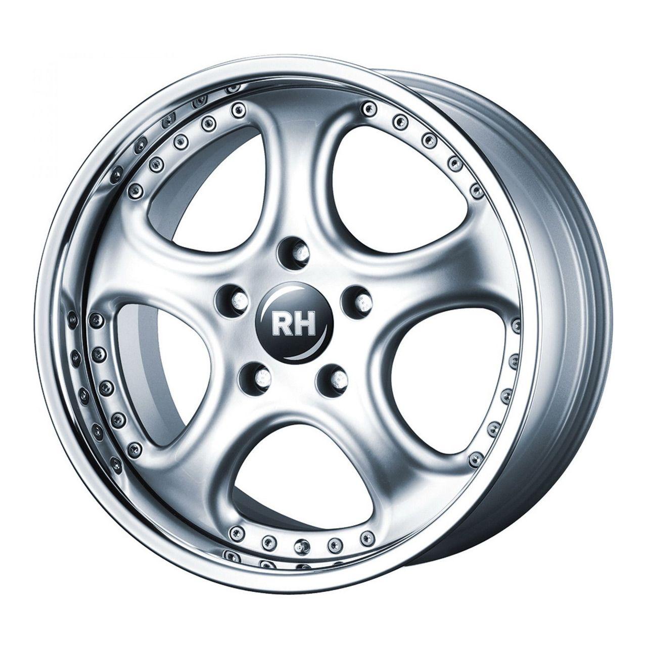 RH AL CUP silber Horn hochglanz poliert 10.0Jx18 5x112 ET66