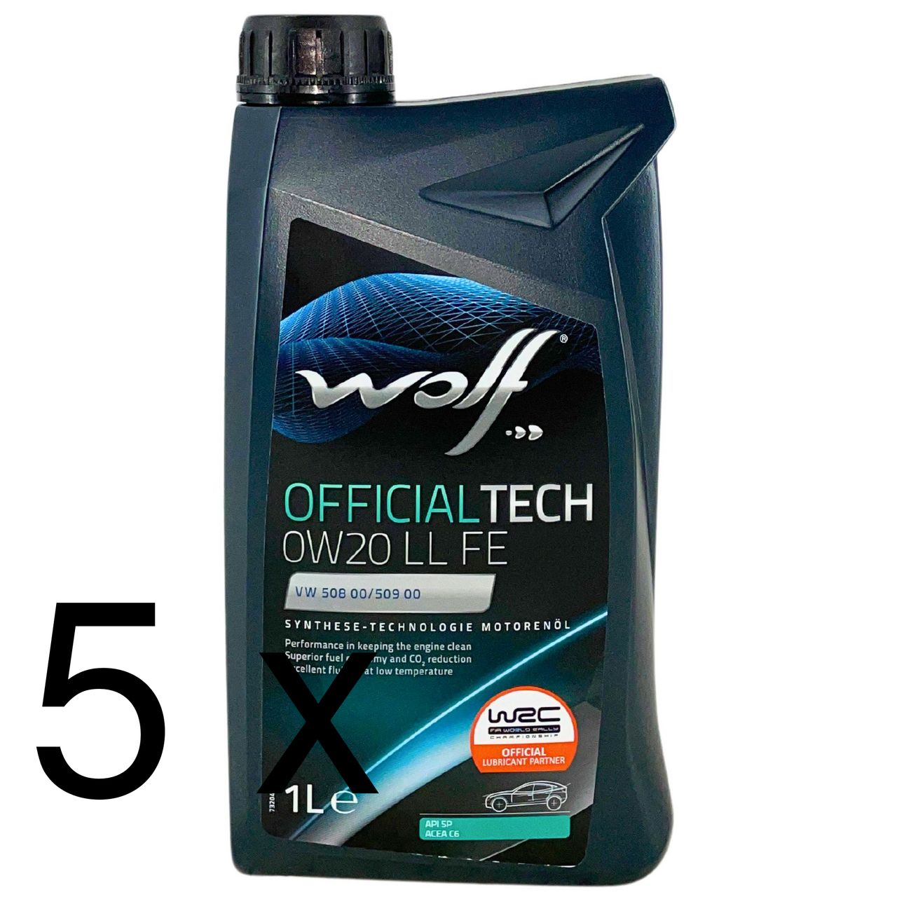 Wolf OfficialTech 0W-20 LL FE 5x1 Liter