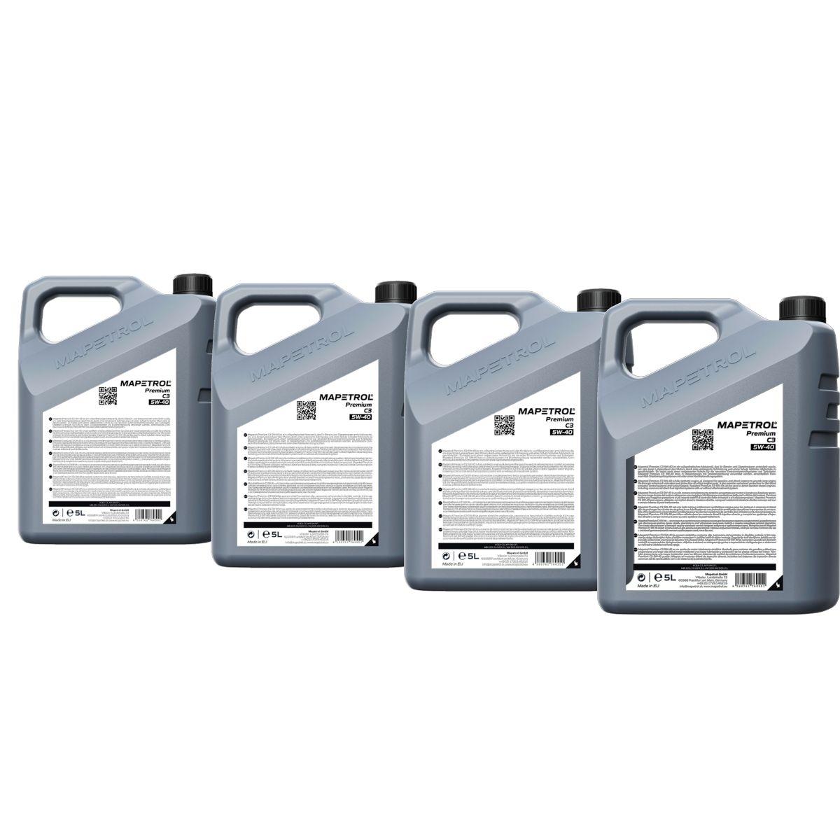Mapetrol Premium C3 5W-40 4x5 Liter