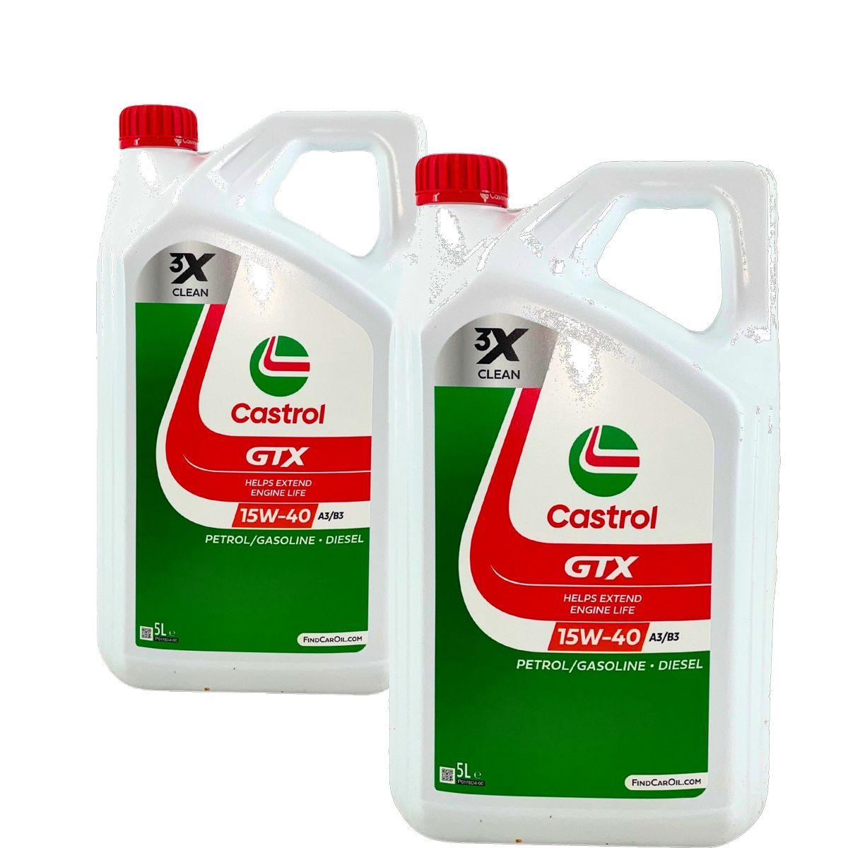 Castrol GTX 15W-40 A3/B3 2x5 Liter