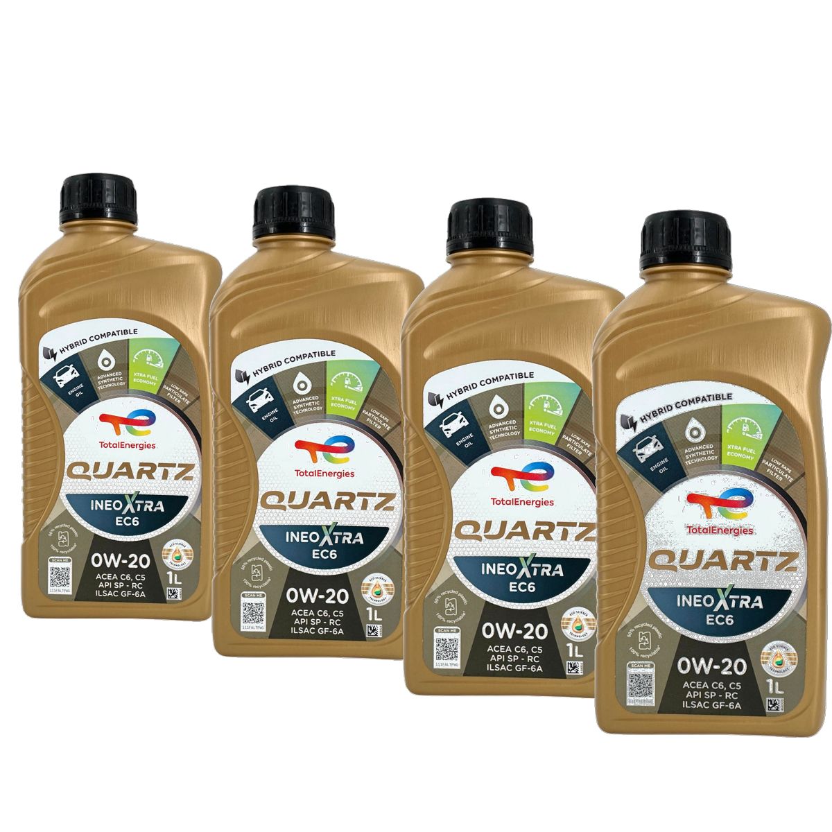 Total Quartz Ineo Xtra EC6 0W-20 4x1 Liter