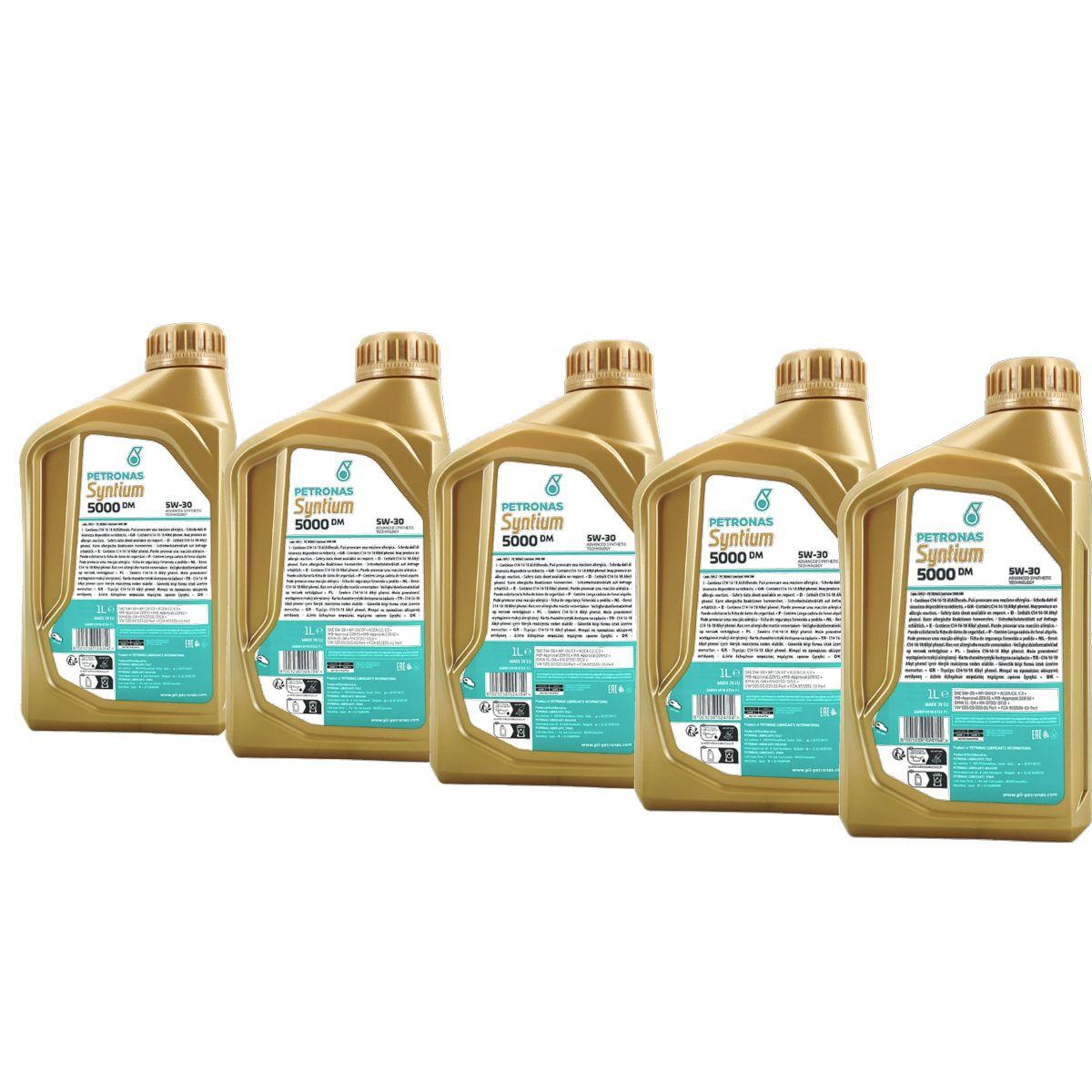 Petronas Syntium 5000 DM 5W-30 SN 5x1 Liter