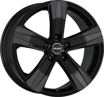 MAK STONE 5 gloss black 7.5Jx18 5x130 ET43