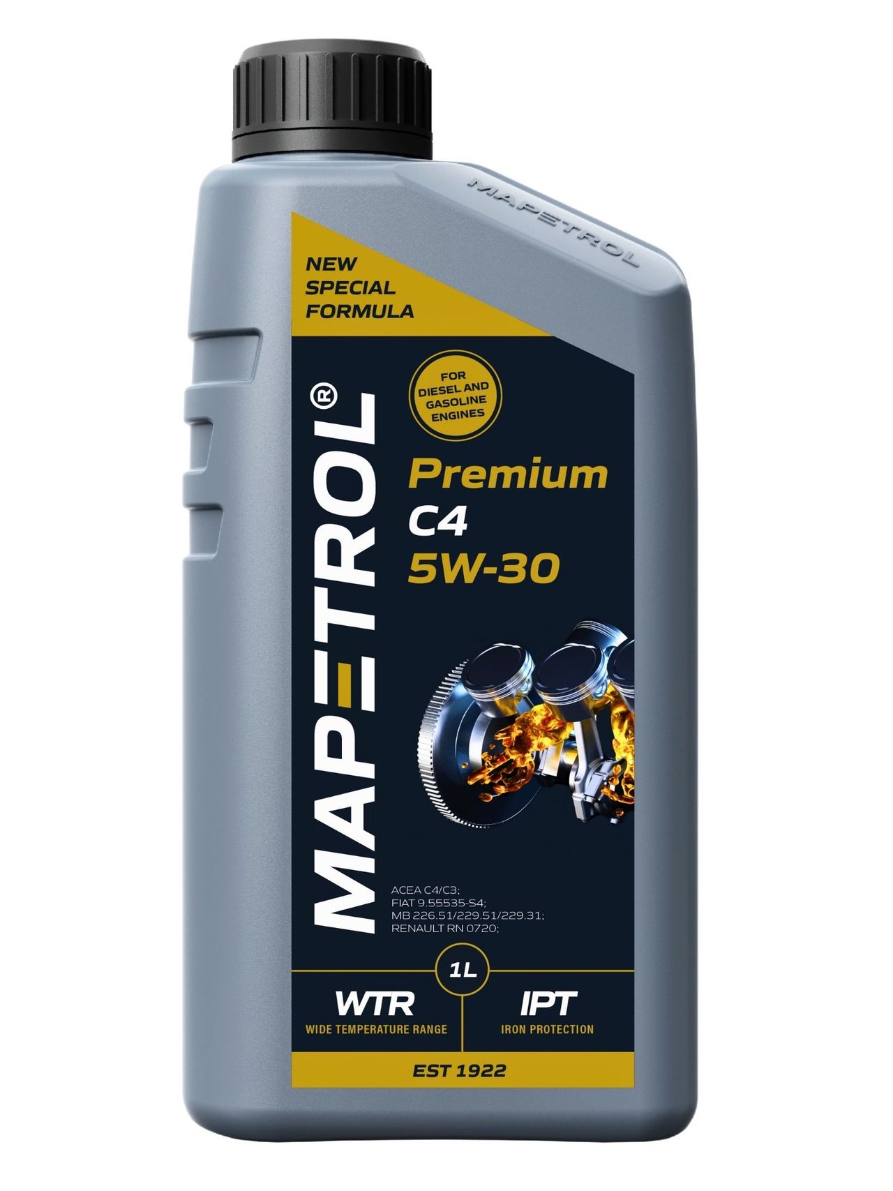 Mapetrol Premium C4 5W-30 1 Liter Mapetrol Premium C4 5W-30 1 Liter