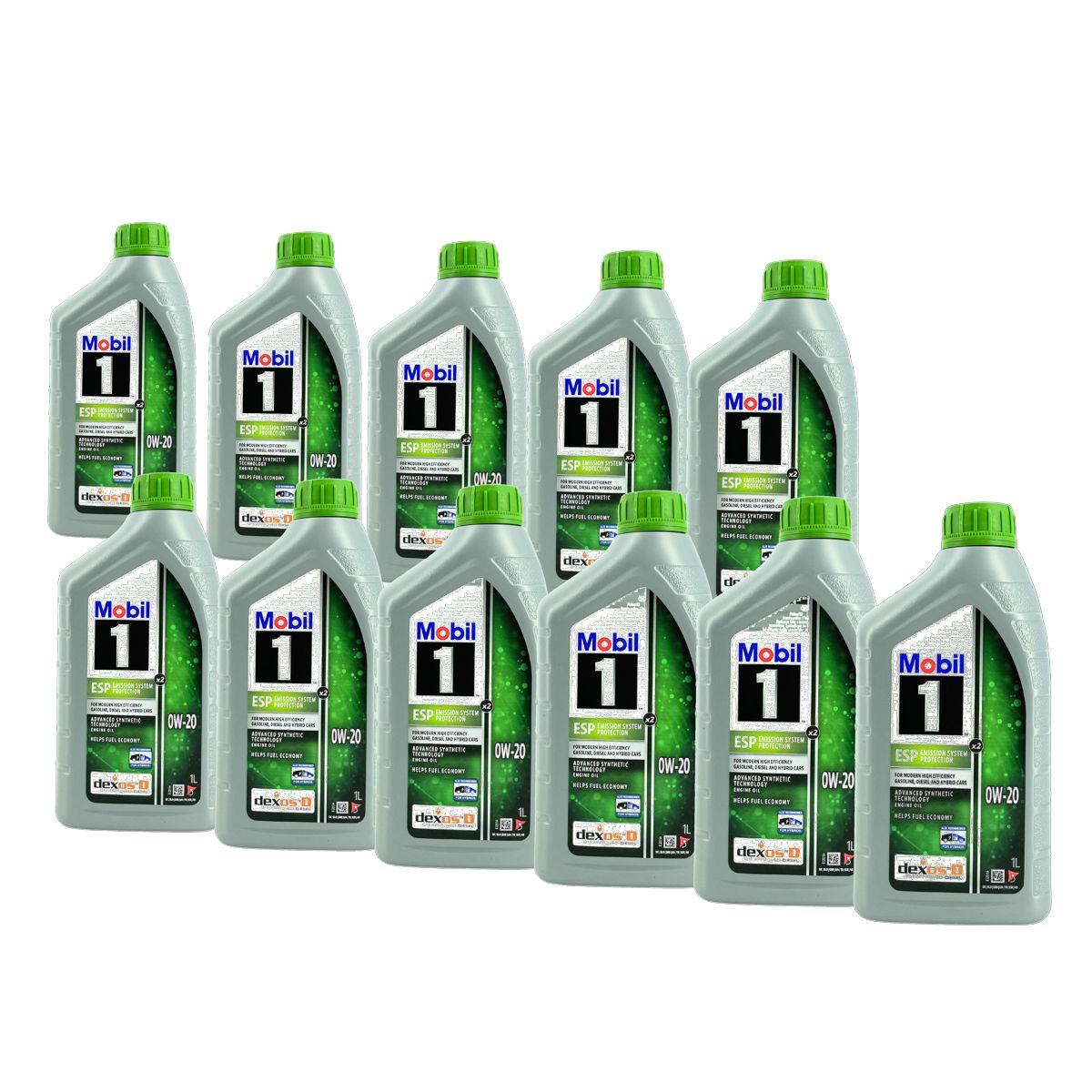 Mobil 1 ESP X2 0W-20 11x1 Liter