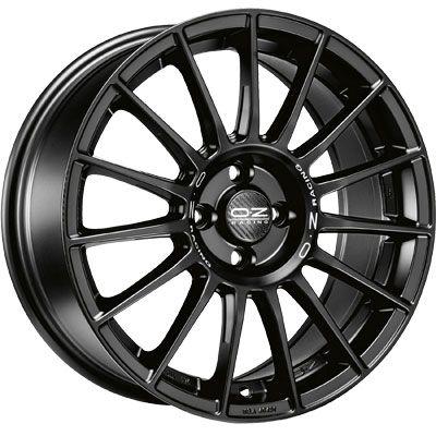 OZ SUPERTURISMO LM matt black + silver lettering 8.0Jx18 5x112 ET35