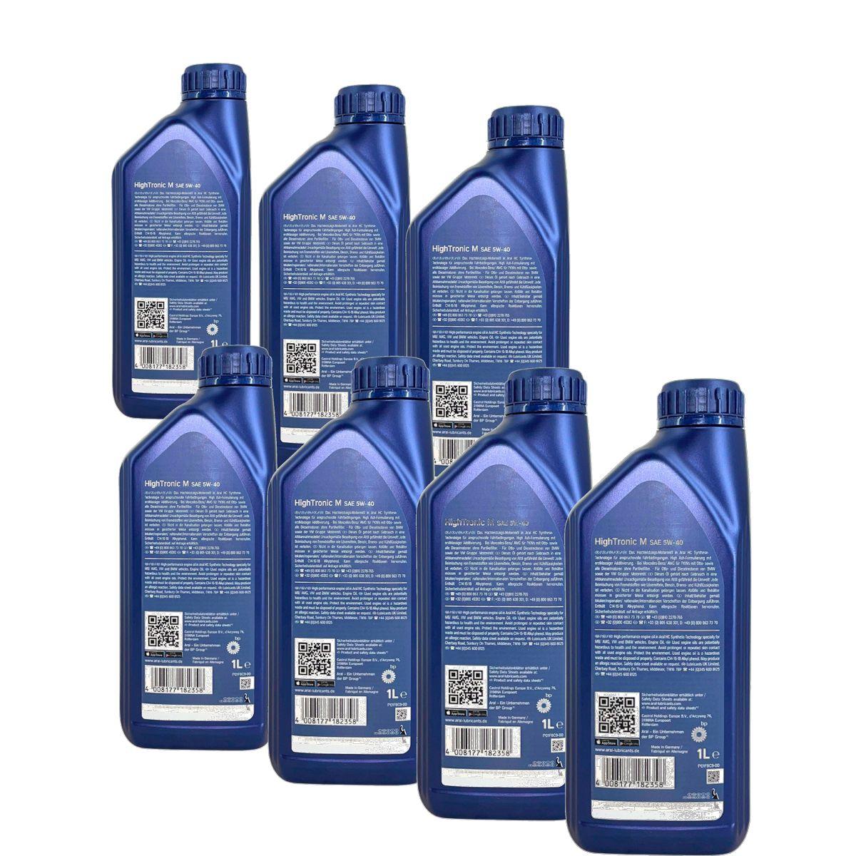 Aral HighTronic M 5W-40 7x1 Liter