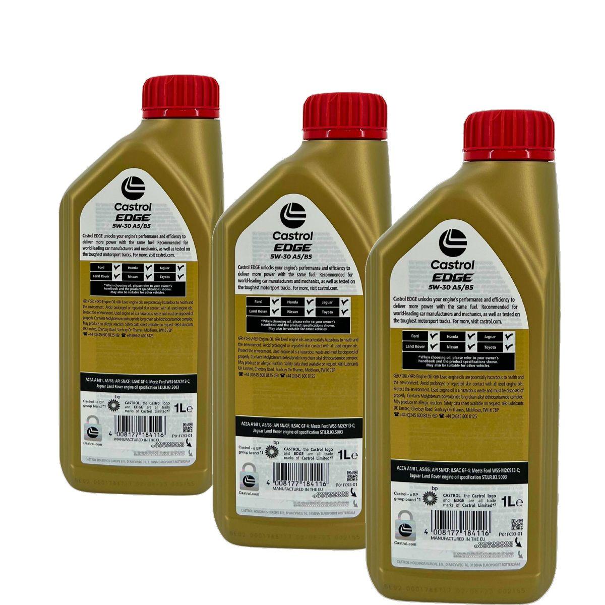 Castrol Edge 5W-30 A5/B5 3x1 Liter