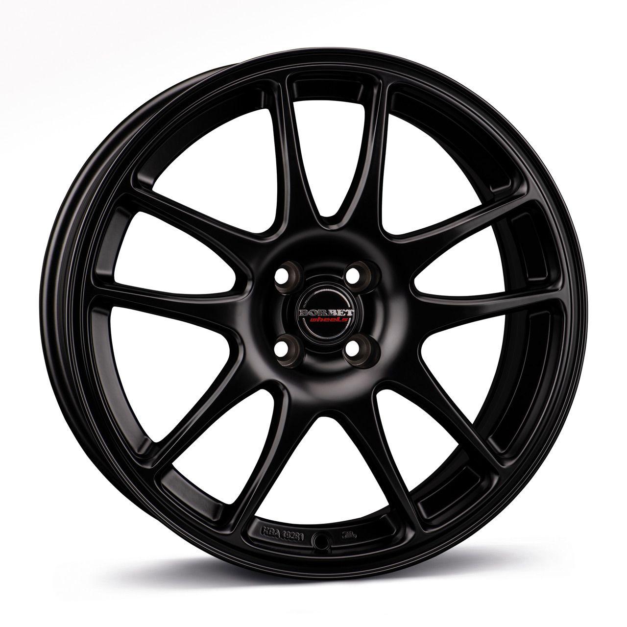 BORBET DESIGN RS black matt 7.5Jx18 4x100 ET35