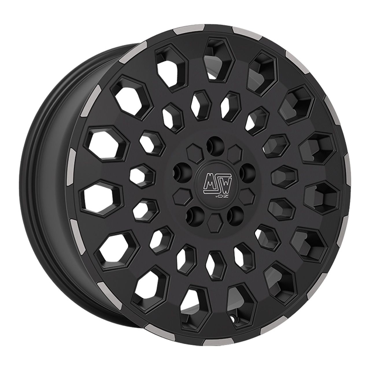 MSW (OZ) MSW 99 VAN matt black lip polished 7.5Jx18 5x120 ET43