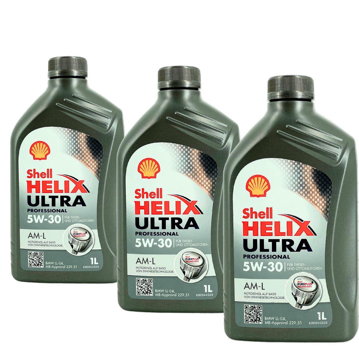 Shell Helix Ultra Professional AM-L 5W-30 3x1 Liter