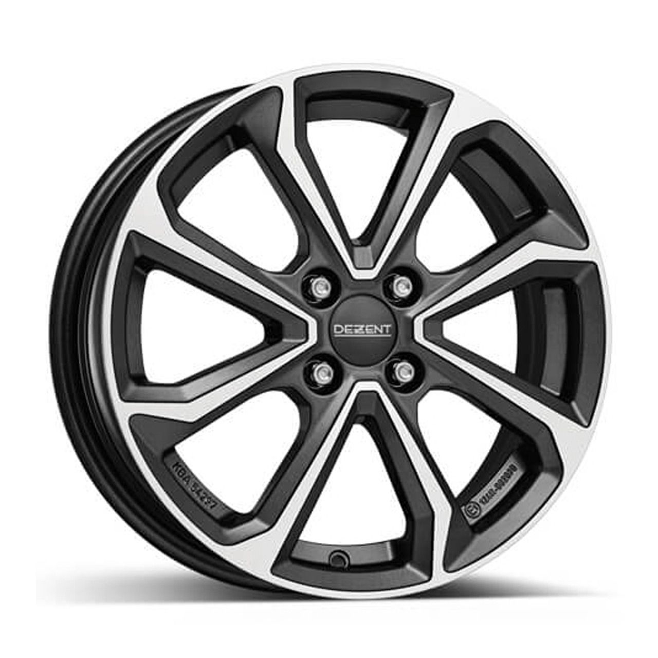 DEZENT DEZENT KT DARK gunmetal/polished lip 6.0Jx15 4x100 ET46