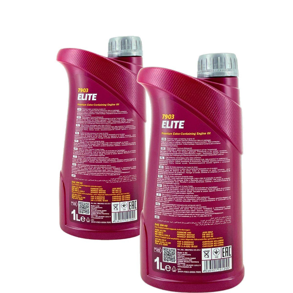 Mannol Elite 5W-40 2x1 Liter