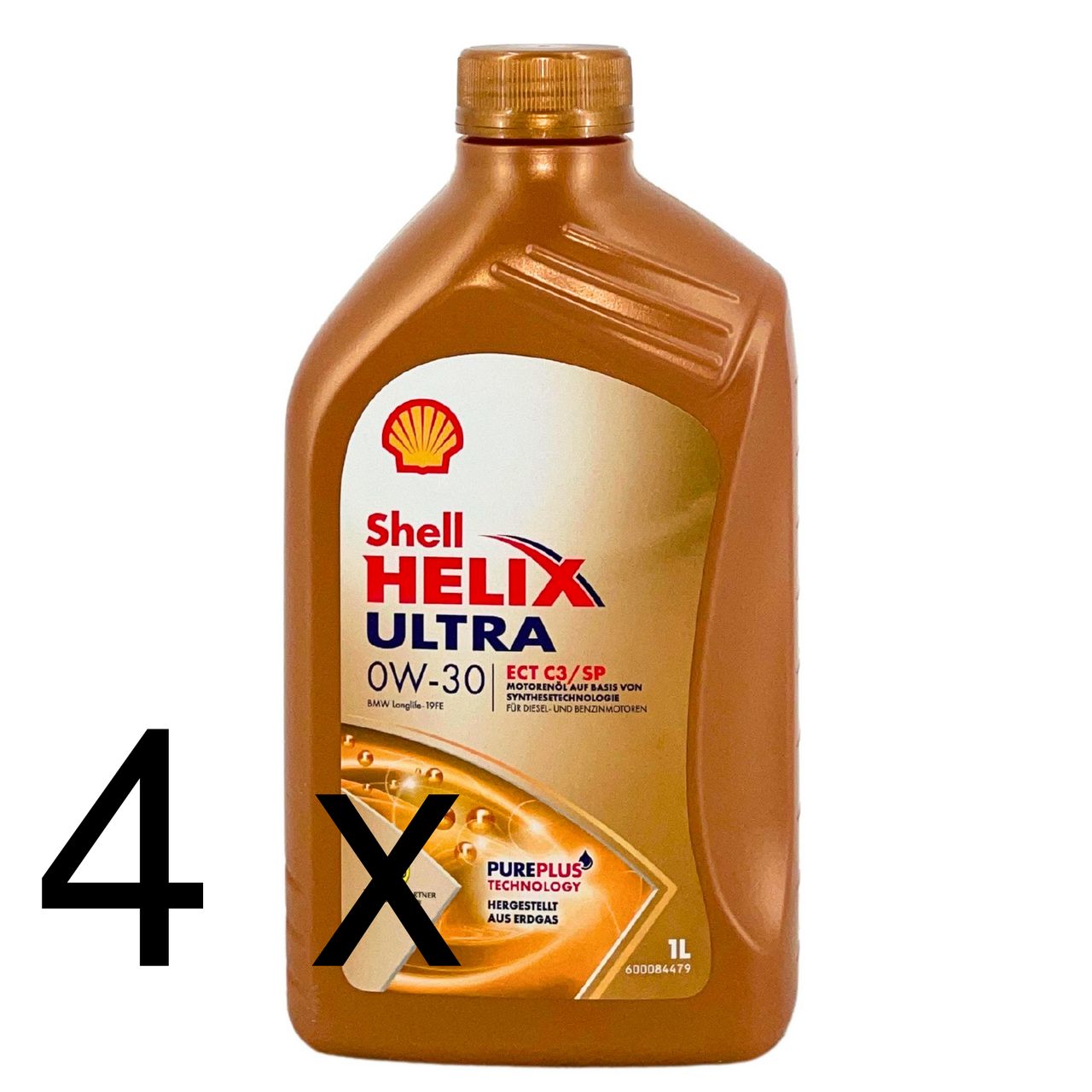 Shell Helix Ultra ECT C3 SP 0W-30 4x1 Liter Shell Helix Ultra ECT C3 SP 0W-30 4x1 Liter
