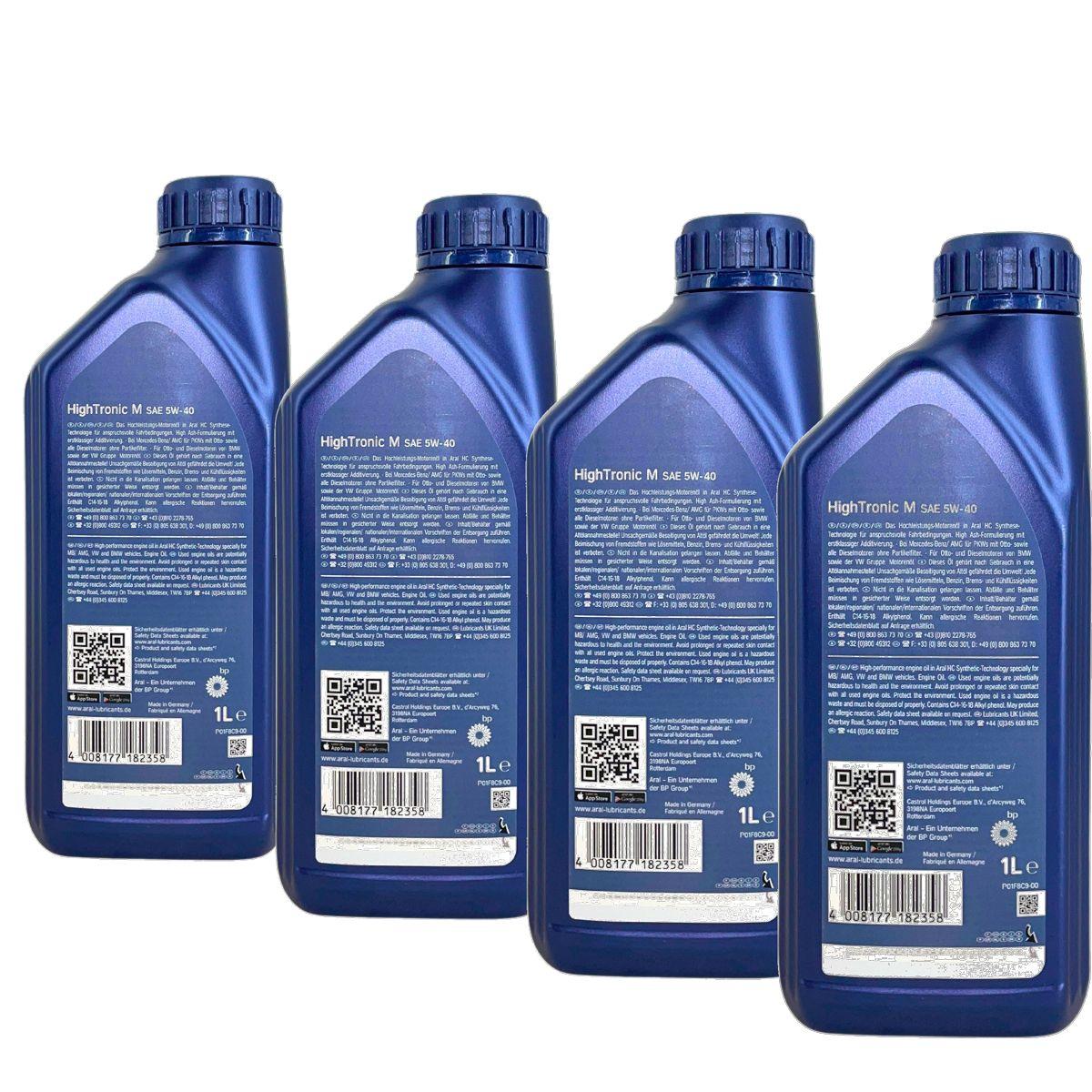 Aral HighTronic M 5W-40 4x1 Liter