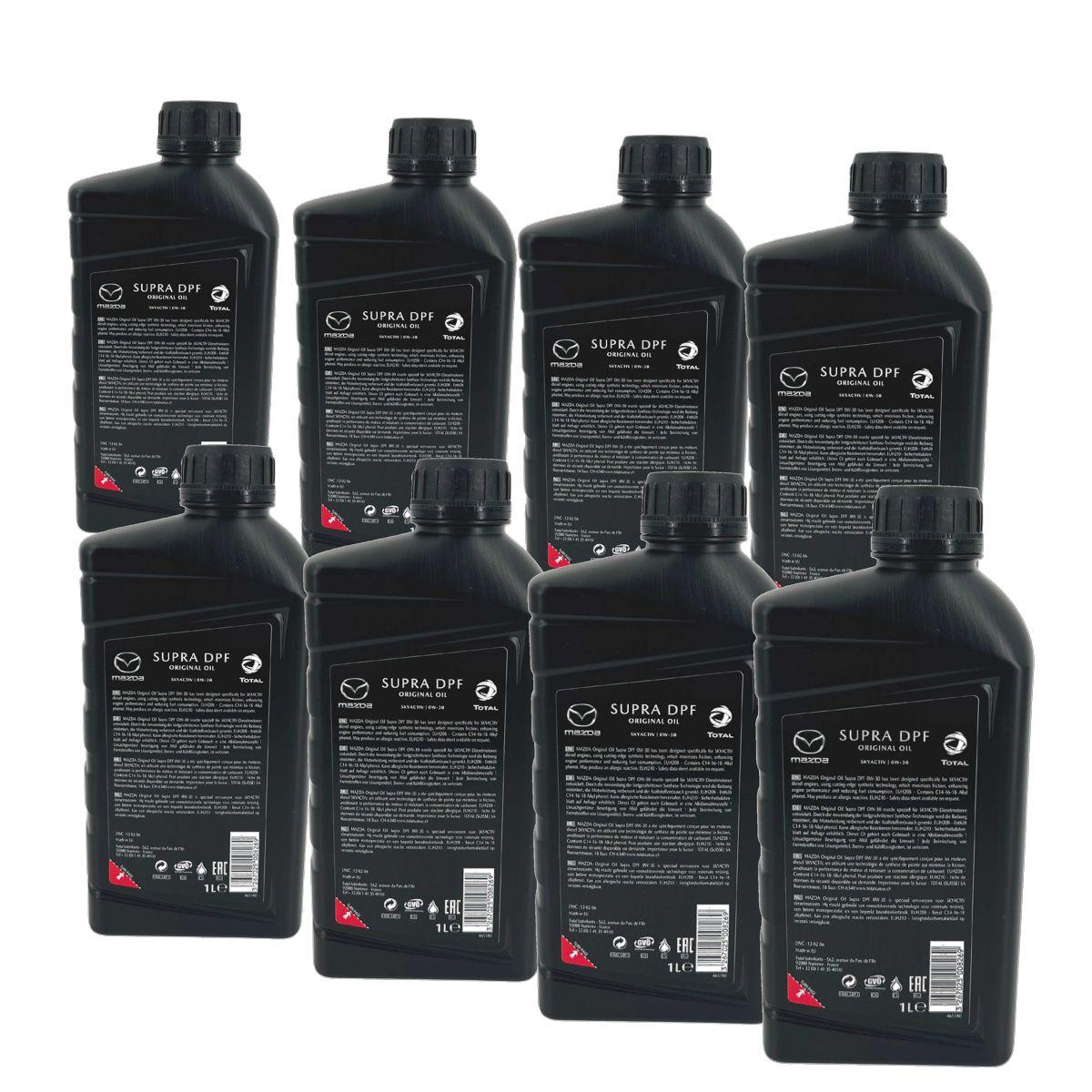 Mazda Original Oil Supra DPF Skyactiv-D 0W-30 8x1 Liter